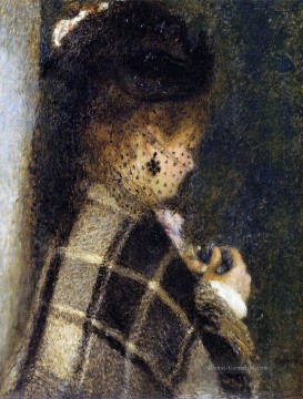Pierre Auguste Renoir Werke - Frau mit einem Schleier Pierre Auguste Renoir